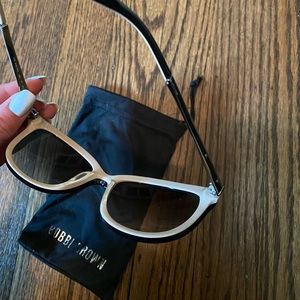 Women’s Bobbi Brown sunglasses in black. Never worn.